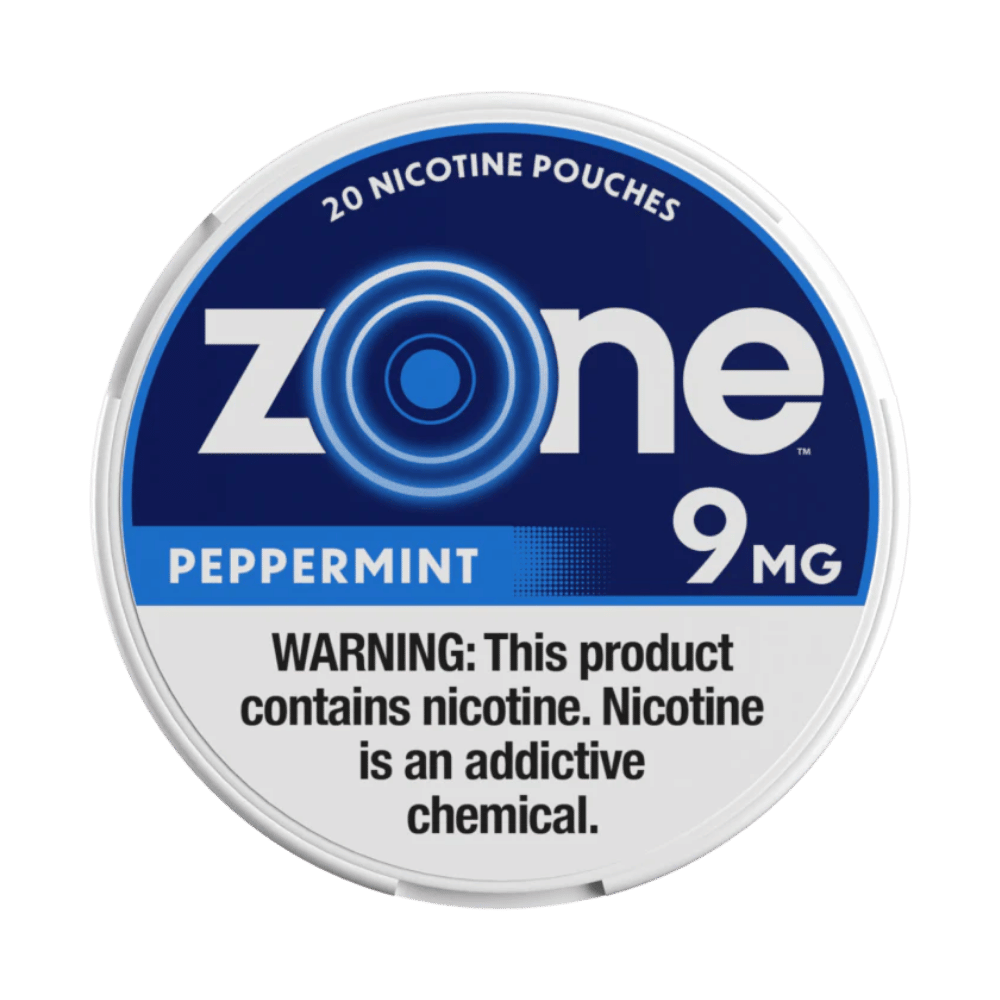 ZONE POUCH PEPPERMINT 9MG 5CT