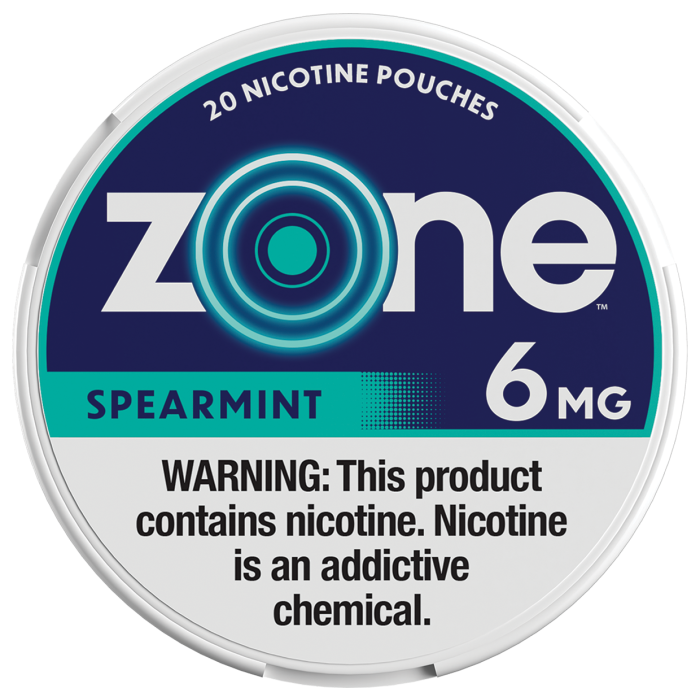 ZONE POUCH SPEARMINT 6MG 5CT