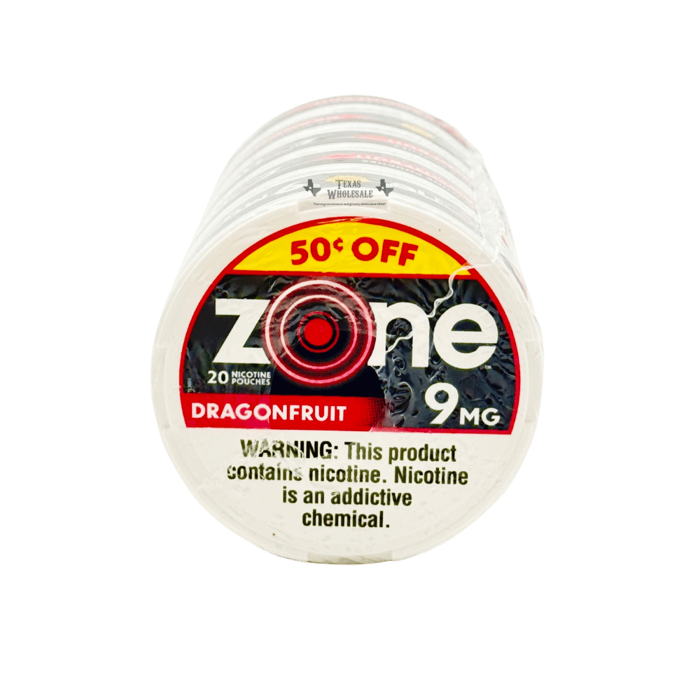 ZONE PCH $0.50 DRAGONFRU 9MG 5CT
