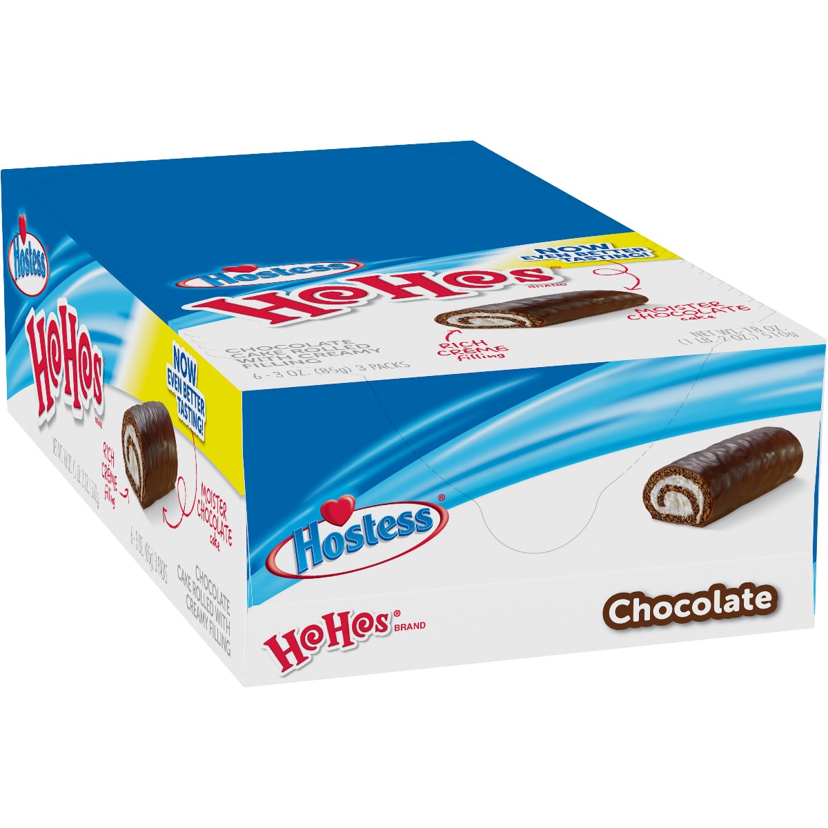 HOSTESS HO HOS CHOCOLATE 6CT
