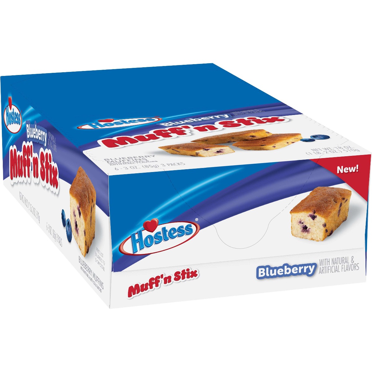 HOSTESS MUFF'N STIX BLUEBERRY 6C