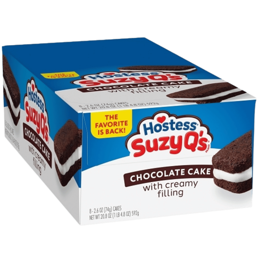 HOSTESS CHOCO CAKE SUZYQ'S 8CT