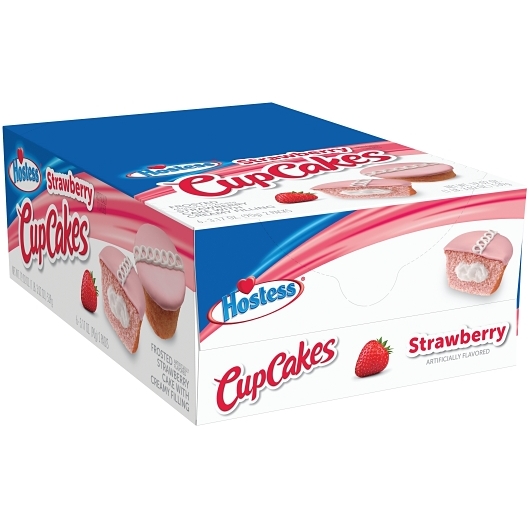 HOSTESS CUP CAKE STRAWBERRY 6CT