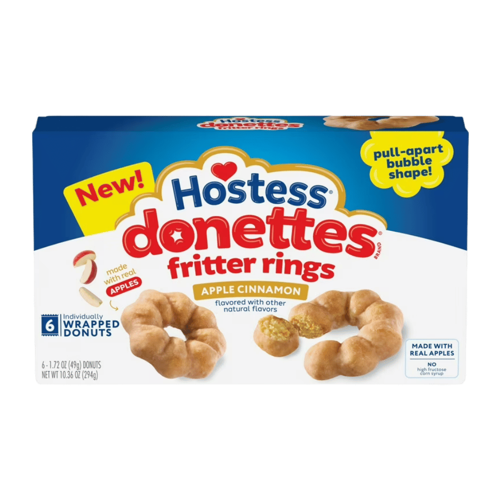 HOSTESS RING DONUT APPLE FRI 6CT