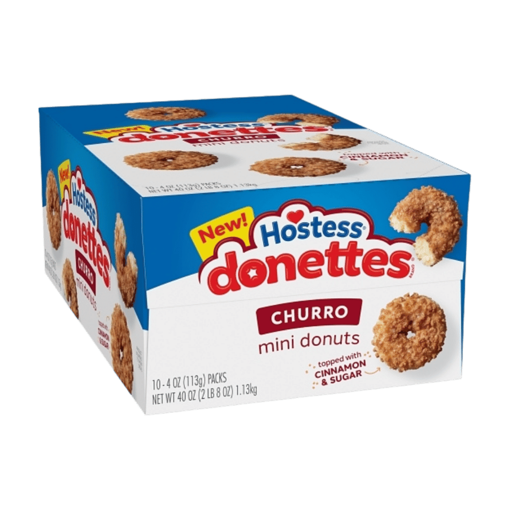 HOSTESS DONETTE CHURRO 10CT