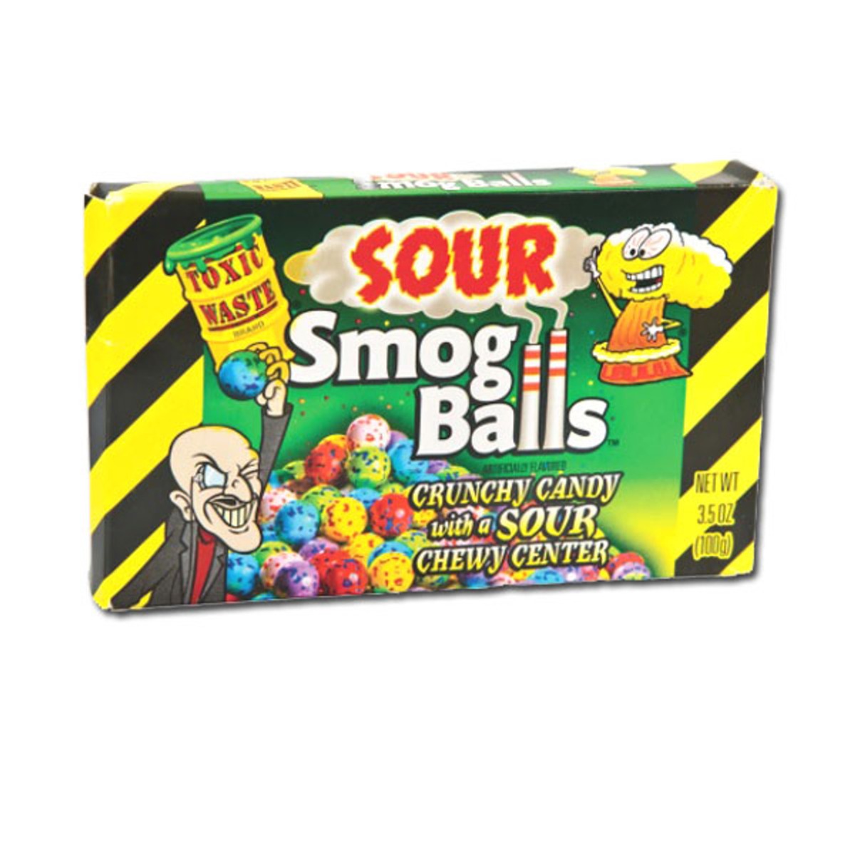 TOXIC WASTE SMOG BALLS SOUR 3OZ