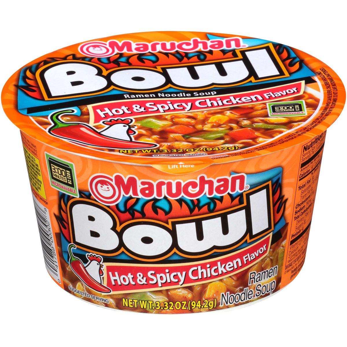 RAMEN BOWL HOT CHICKEN 6CT