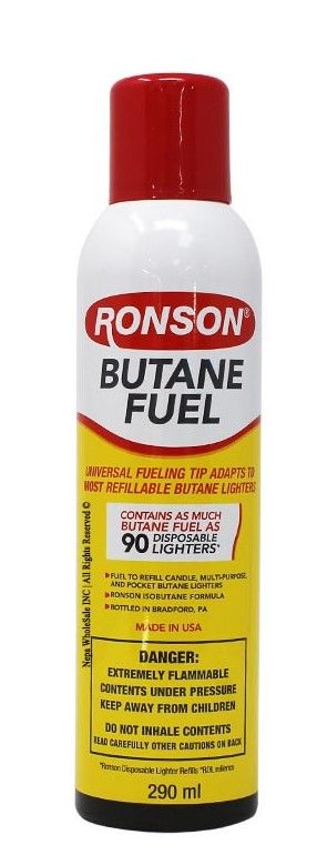 RONSON BUTANE 290ML 12CT