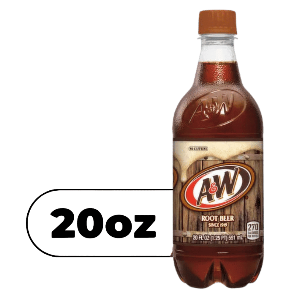 20 OZ A&W ROOT BEER 24CT