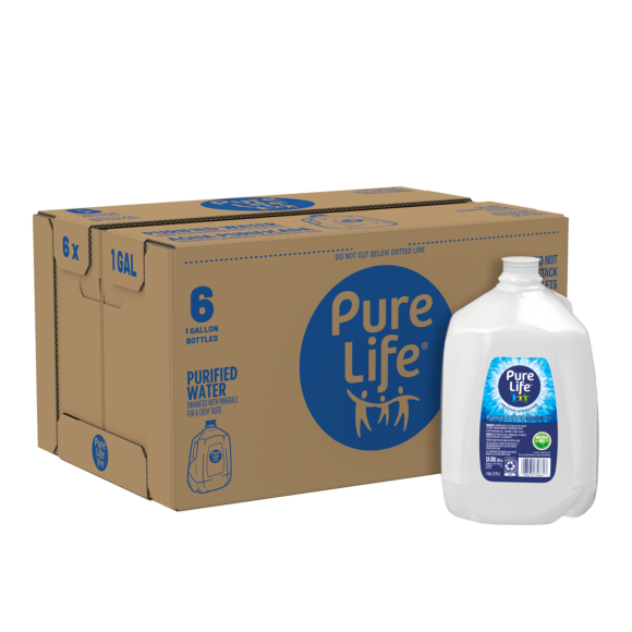 PURE LIFE DRINKING WATER 6/1 GAL