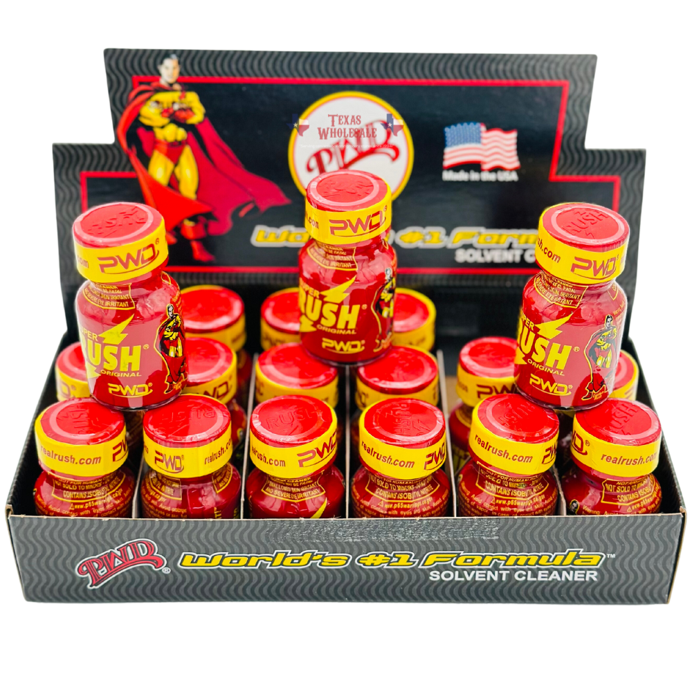 RUSH SOLVENT CLEANER RED 18CT