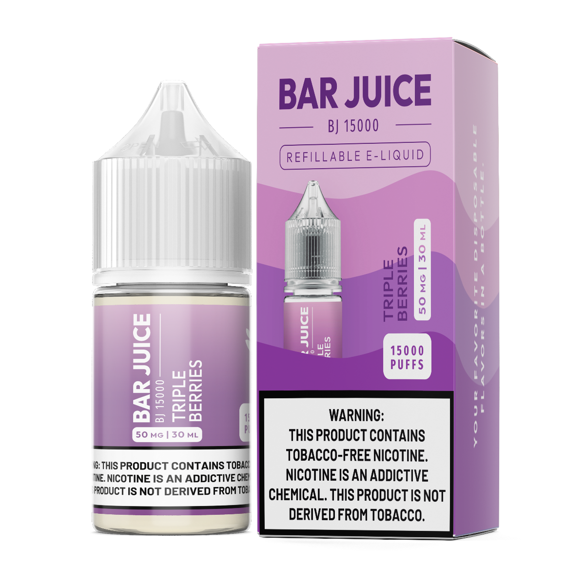 BAR JUICE 30ML TRIPLE BERRIES 50MG