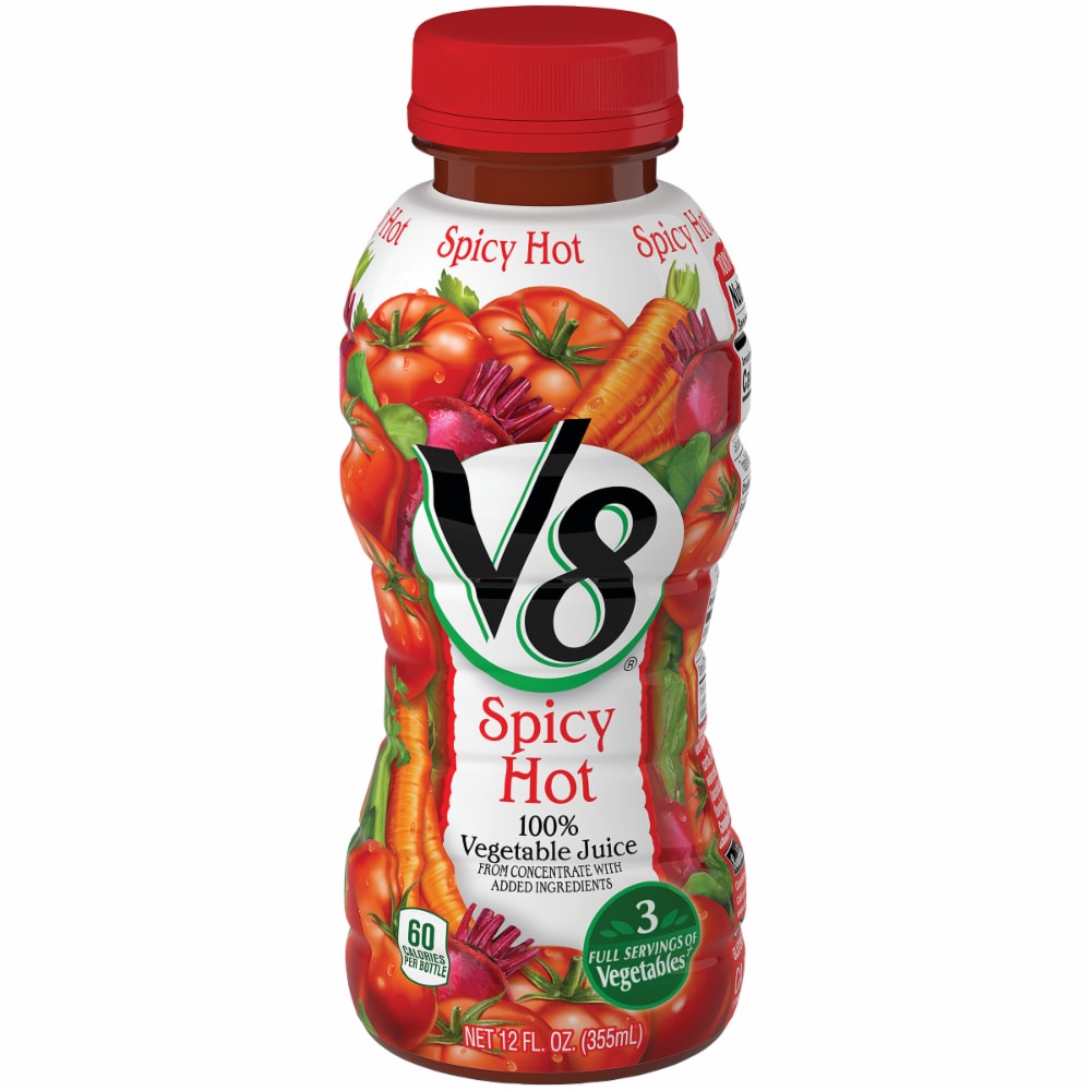 V8 JUICE SPICY 12OZ 12CT