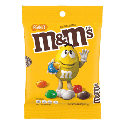 M & M PEG PEANUT 5.3 OZ